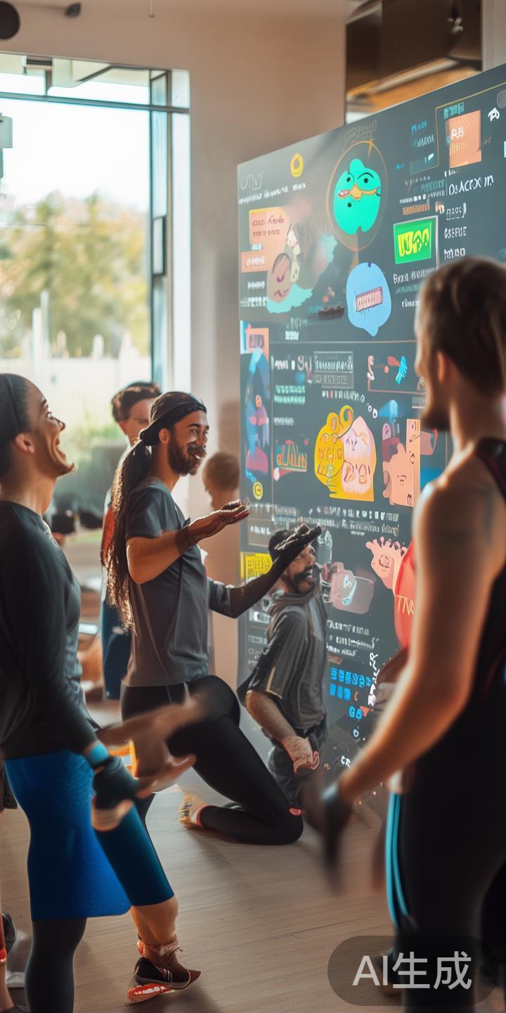 建立专属的体育社区，用户可以发表心得、分享训练经验