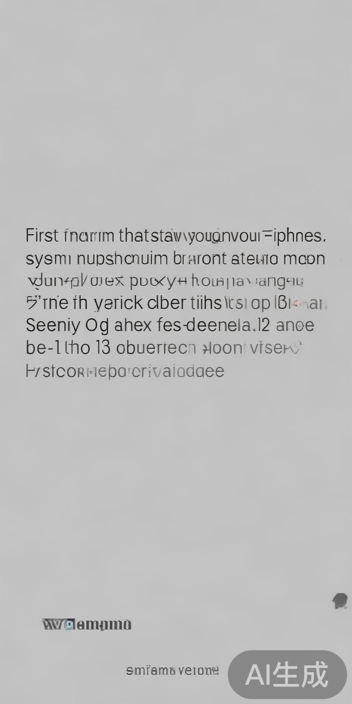 首先，确认您的iPhone系统版本是否满足应用的最